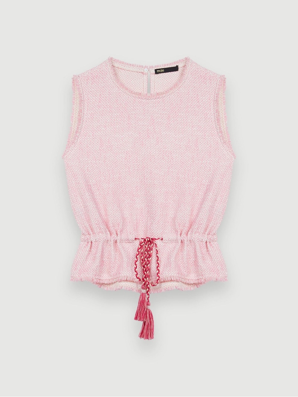 NWT sleeveless Maje Tweed Top 
Originally $295 size 1